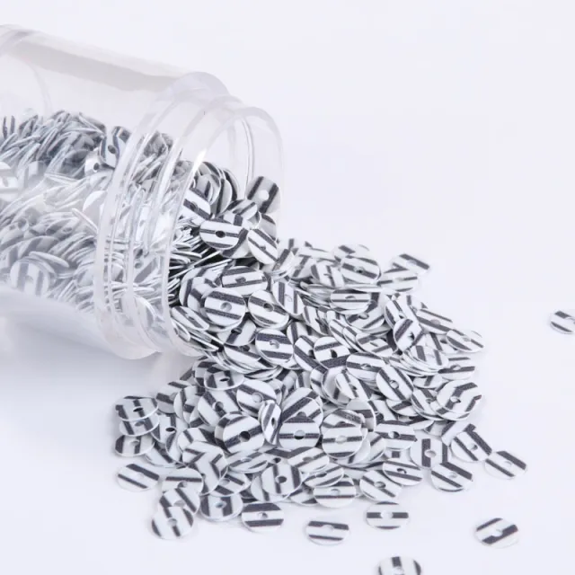 4mm Wood Grain Hand Sewn Sequin DIY Material White - Shop at LoveMi
