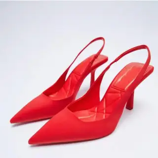Thin Heel Pumps Women Wedding Party Shoes Ladies - Red