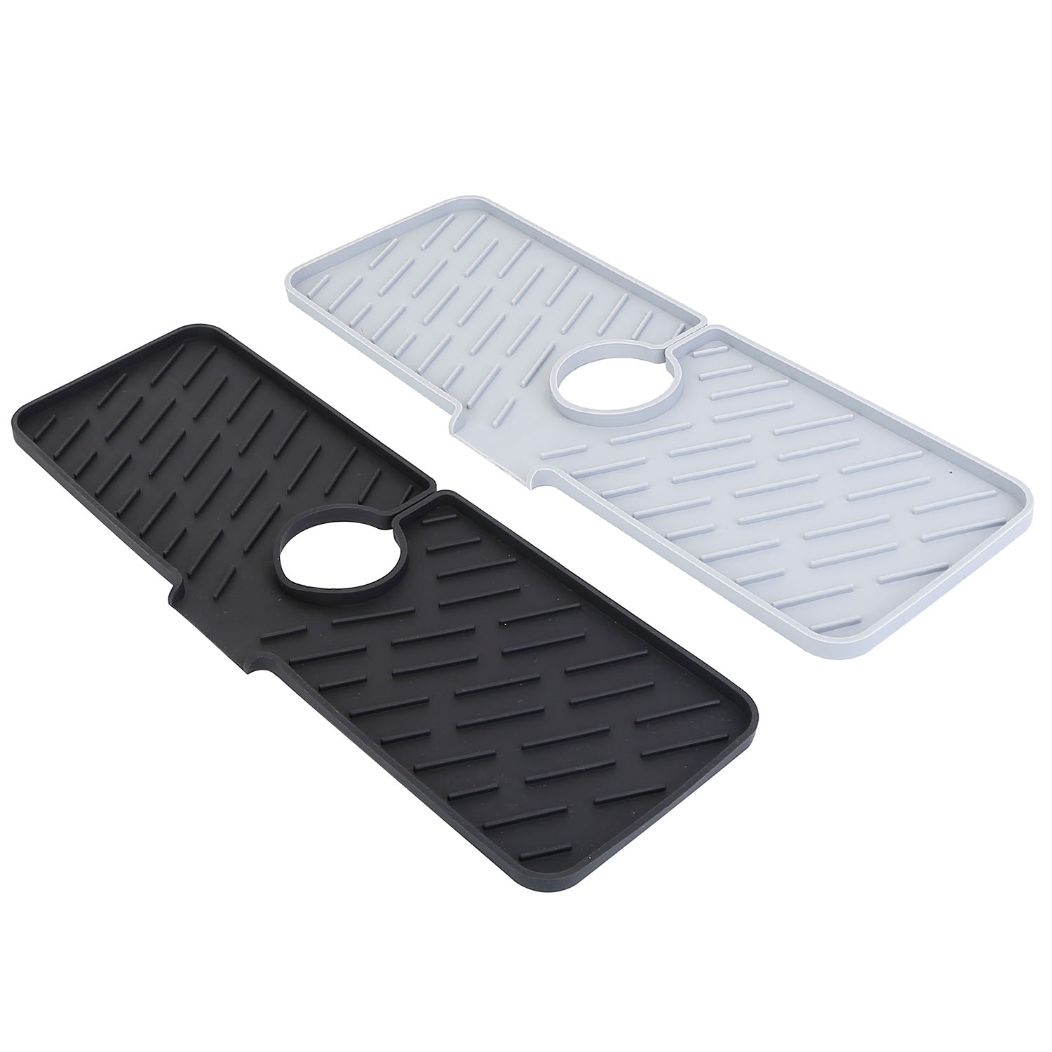 1Pc Silicone Faucet Mat Kitchen Sink Splash Guard Drain Mat Drying Pad Kitchen Mat Bathroom Drip Catcher