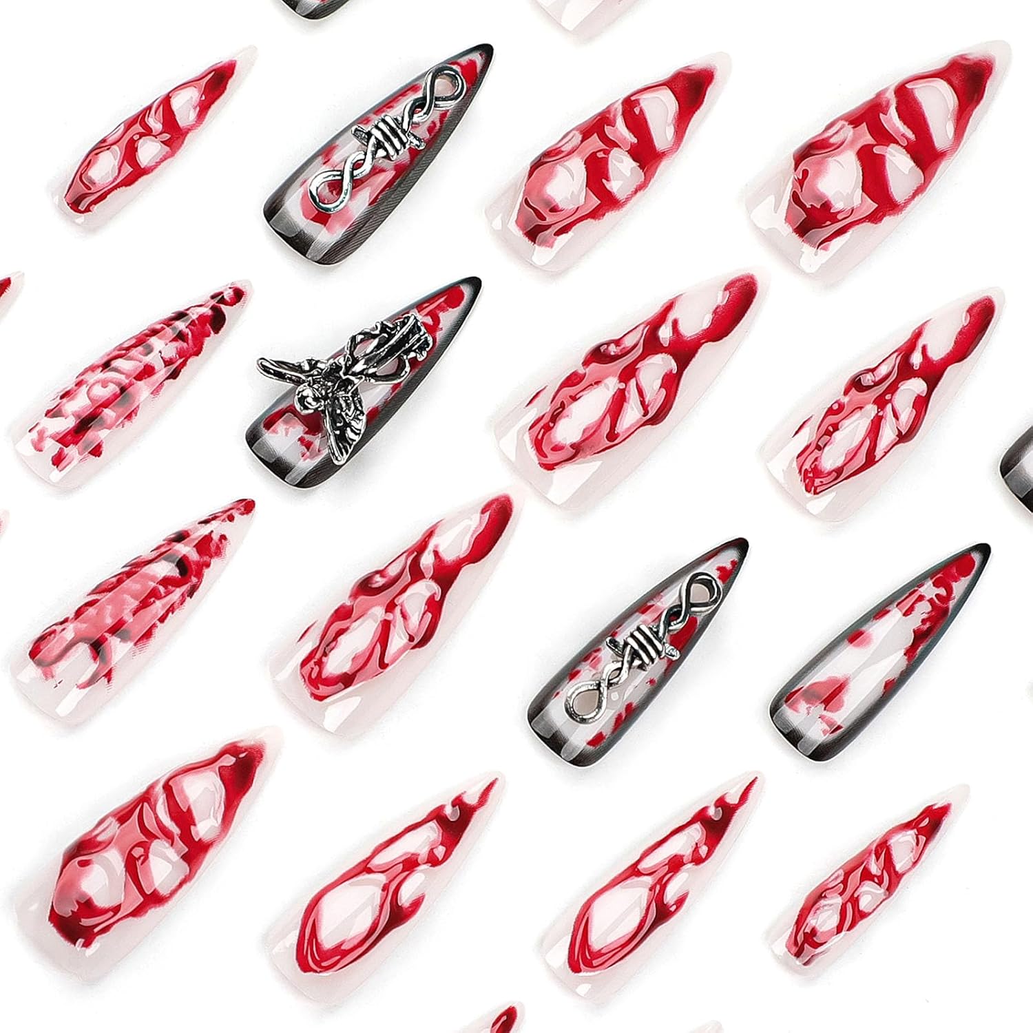 24Pcs Extra Nail Art Women