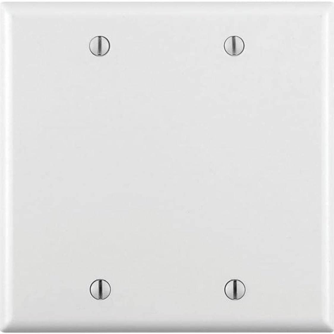 No Device Blank Wallplate, Standard Size, Thermoset, Box Mount, White, 88025 product image