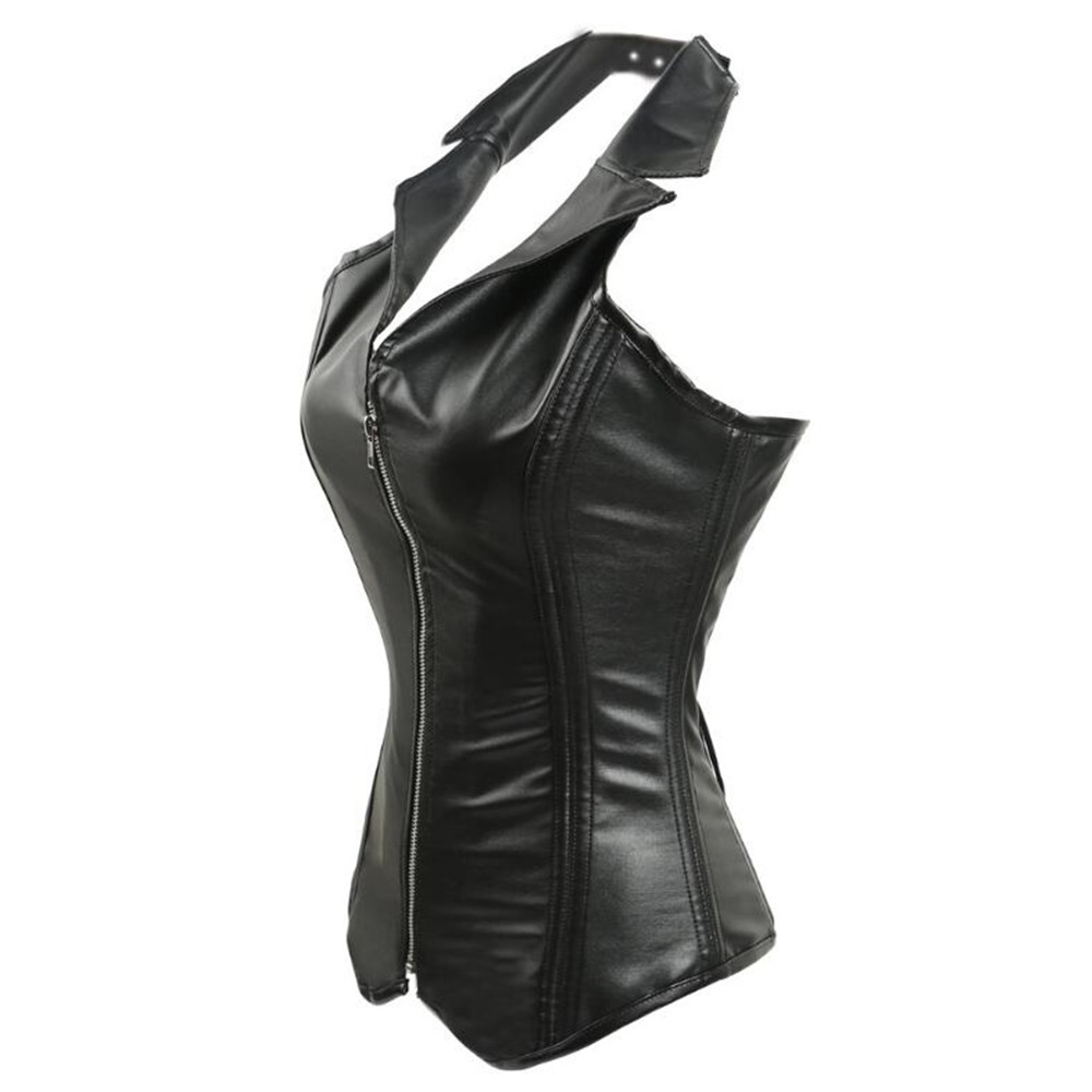 Title 3, Corset amincissant et sculptant en cuir PU pour...