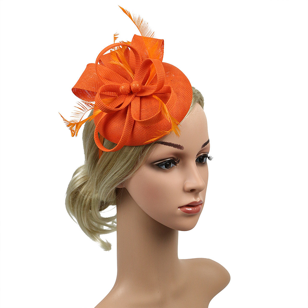 Republic Of China Vintage  Linen Small Top Hat Headwear