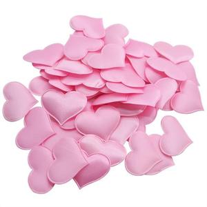 Romantic Satin Hearts Valentines Wedding Day Decorations Pink - Shop at LoveMi
