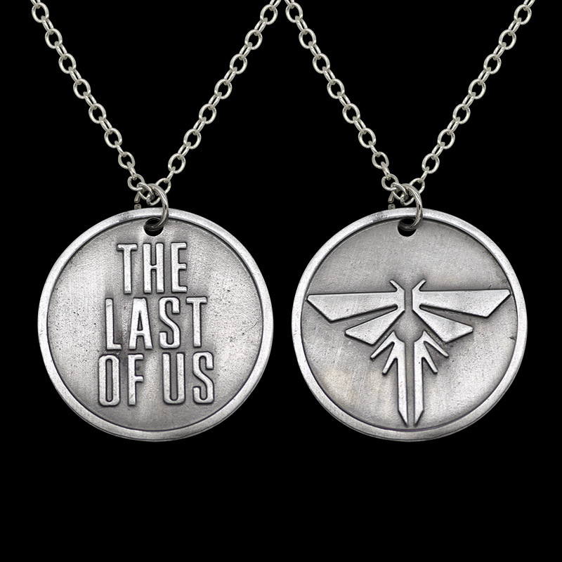 Ornament Film Alloy Geometric Tag Necklace
