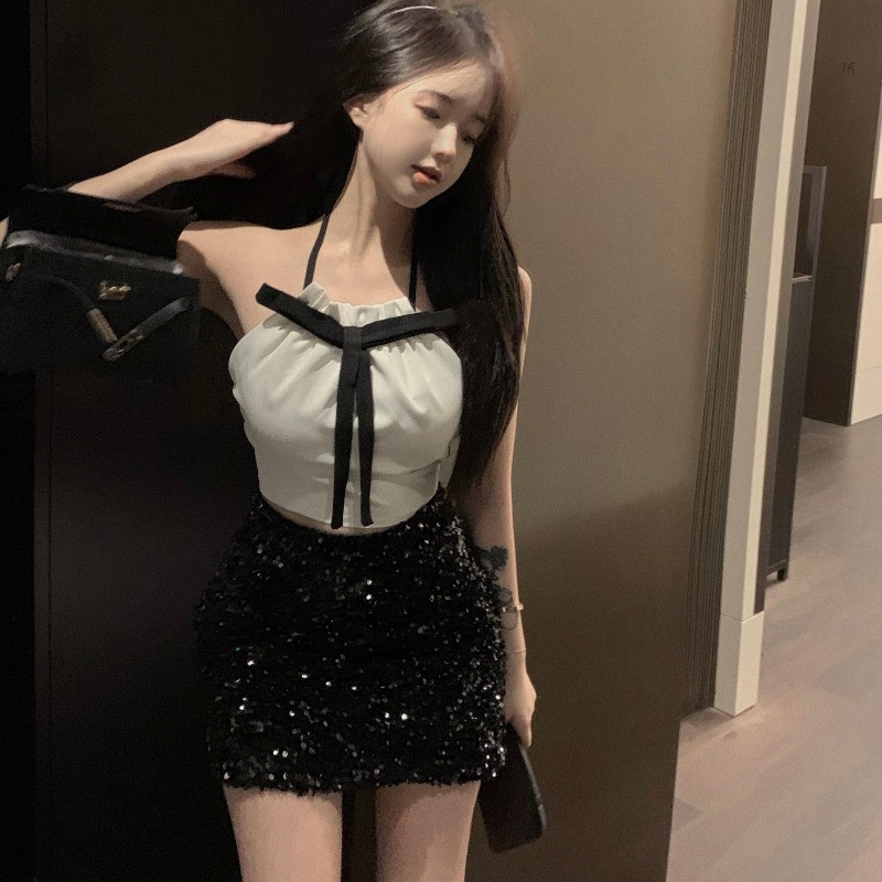 Ladies Halter Neck Babes Wear Summer Vest