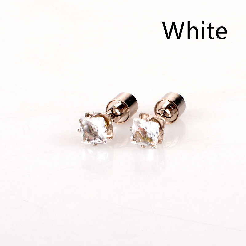 Women's Fashion Square Led Light-emitting Earrings