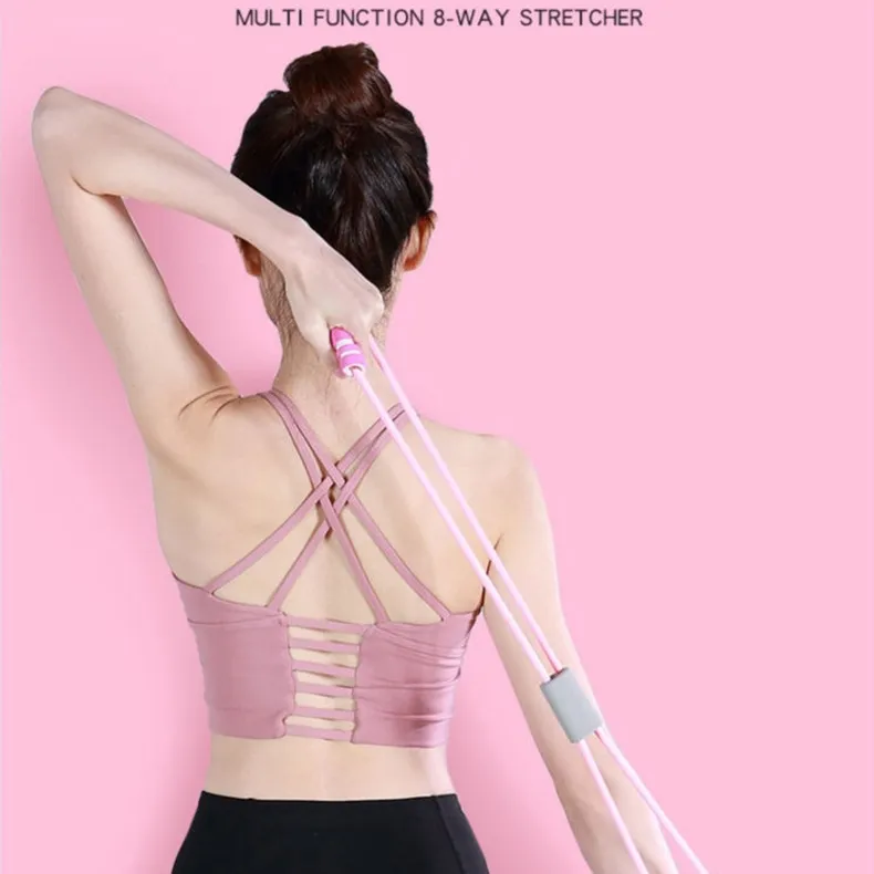 Eight-Shaped Elastic Rope Stretch Belt Exercise Arm Fitness Equipment – image 2