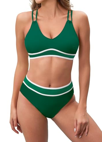 Swimsuit Women's Split Bikini Swimwear Darkgreen - Shop at LoveMi