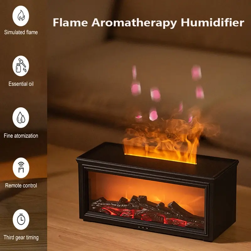 Air Flame Aroma Humidifier 280ml USB 7