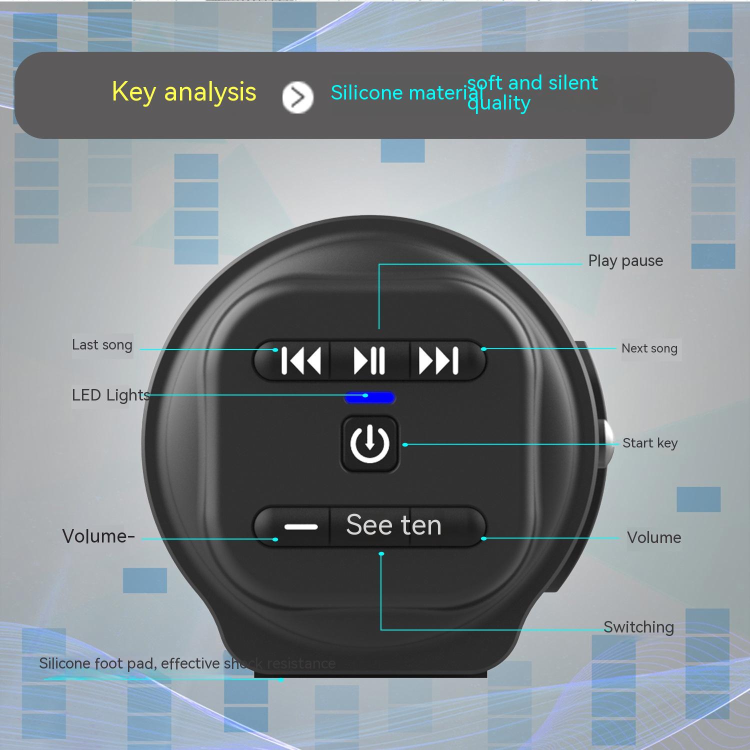 Title 7, Enceinte Bluetooth sans fil Sound Power pour té...