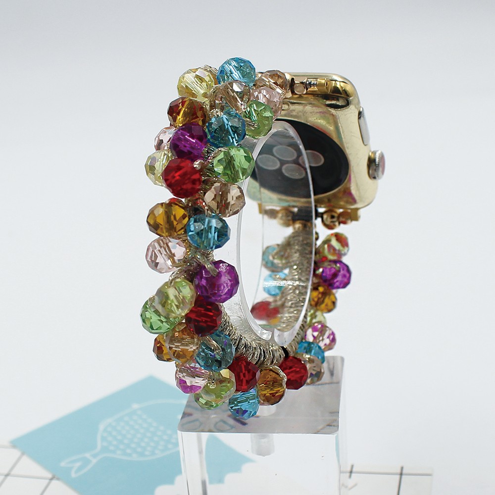 Fashion Creative Crystal Bead Strap Bracelet Heart Type