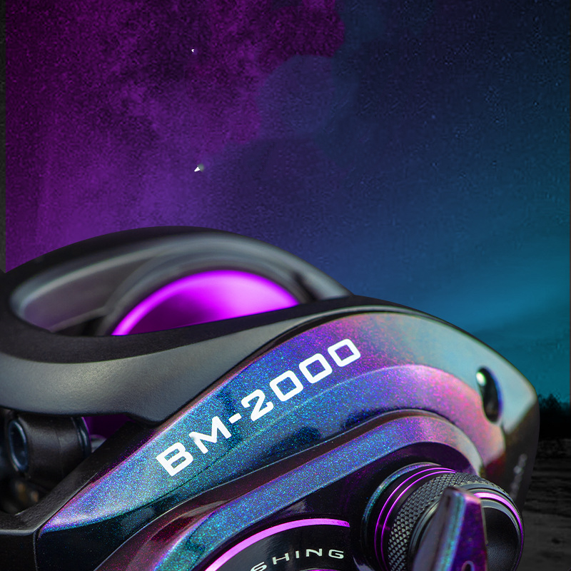 بكرة صيد بمعدل سرعة عالٍ ونطاق طويل مع مقاومة للانفجار