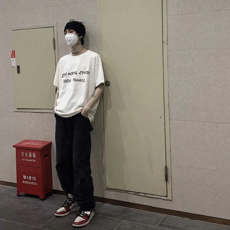 Men's Washed And Worn Double Knee Canvas Overalls