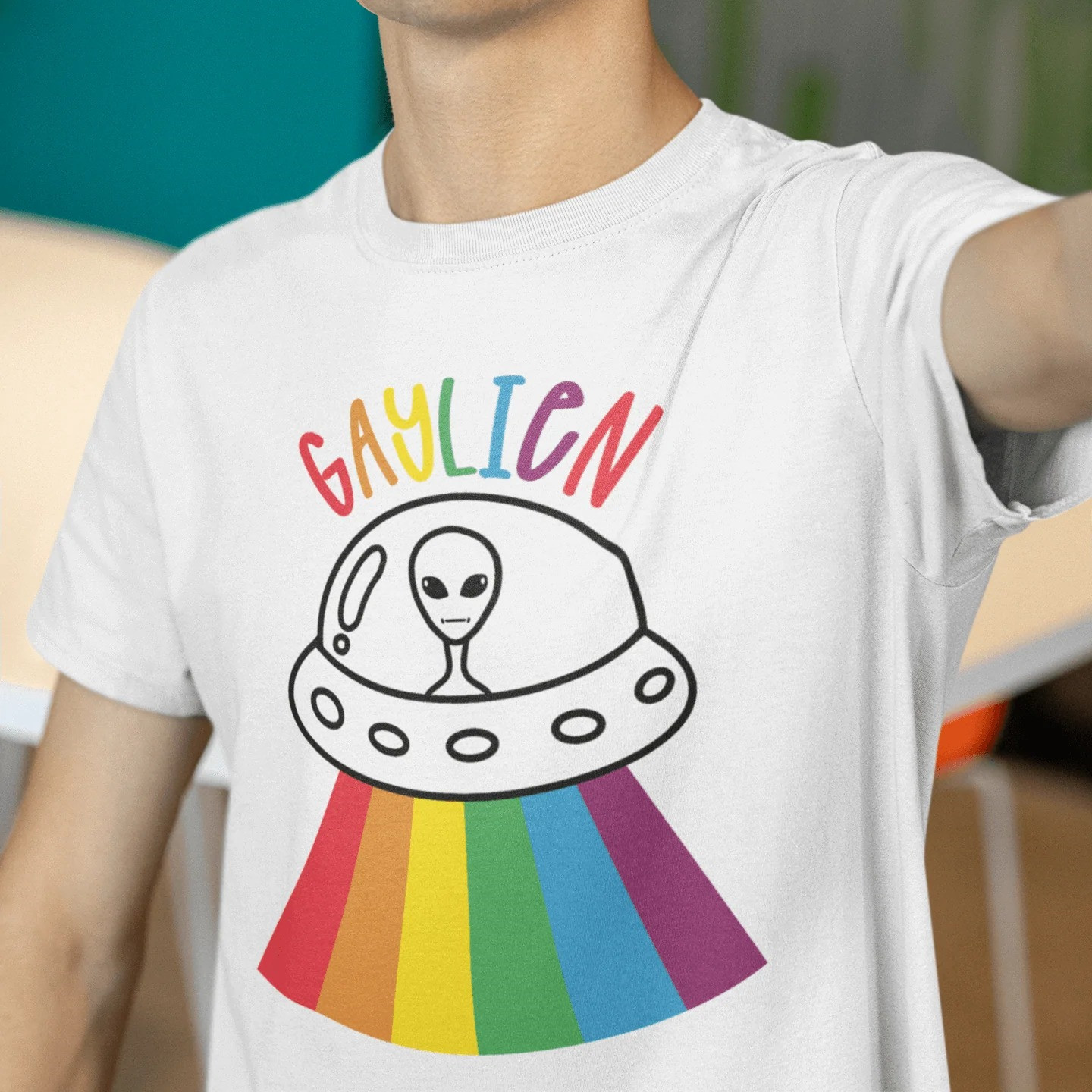 Title 1, Camiseta Unisex LGBT Arcoíris de Verano Celebra...