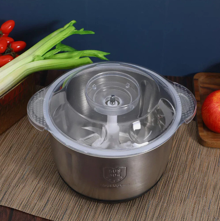 2L Electric Chopper Food Processor Multi Blender Meat Grinder Vegetable Mixer UK