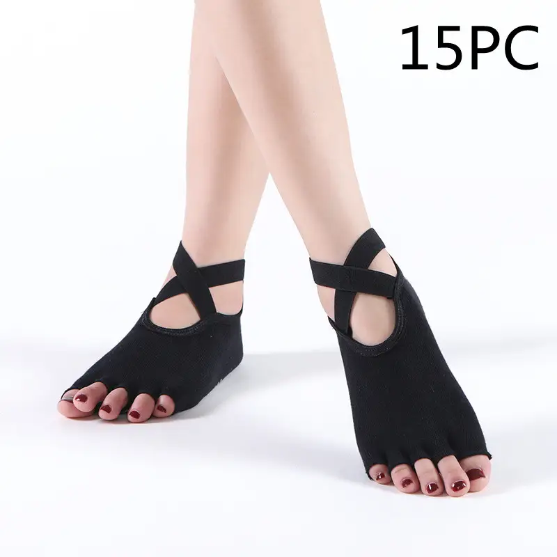 Women's Pure Cotton Five-finger Sports Non-slip Yoga Socks