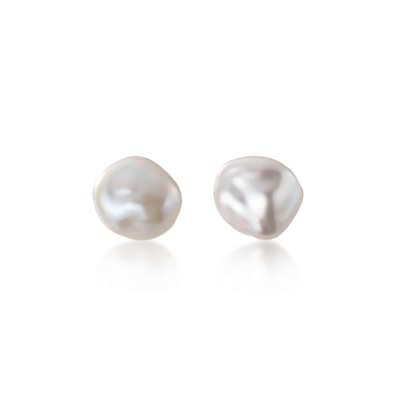 Baroque Pearl Earrings Women's Fashion Is Irregular