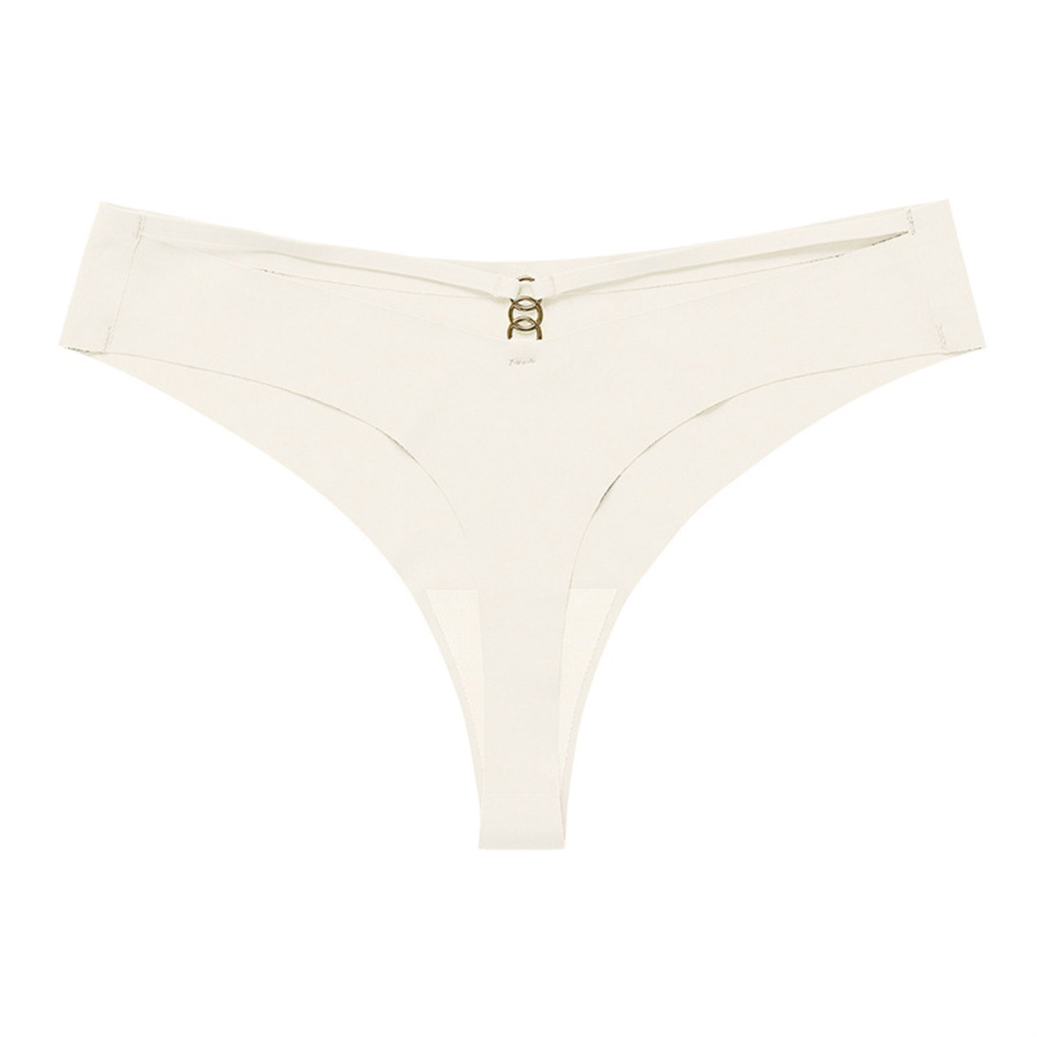 Panties Set Women Seamless Panties Sexy Low-Waist G-String Thong Ice Silk Underwear Hollow Out T-Back Solid Bandage Female Lingerie