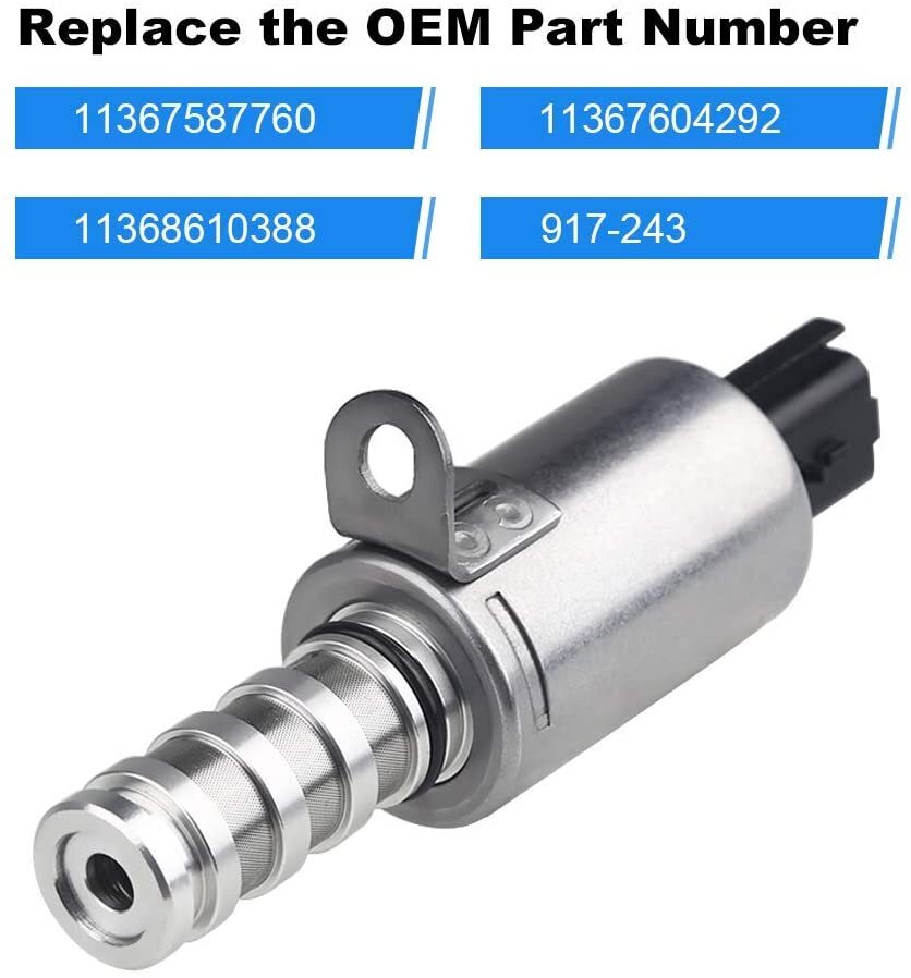 2x Control Solenoid Vanos Variable Valve For BMW R56 R57 R58 R59 R60 Mini Cooper