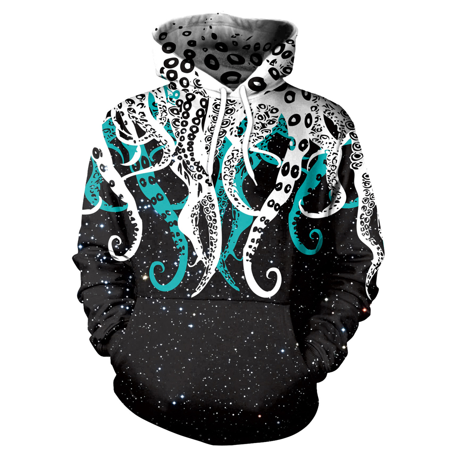 Title 3, Octopus Digital Print Hoodie