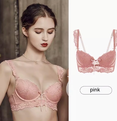 Pink bra