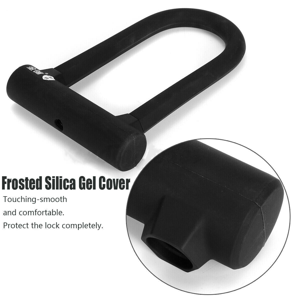 Bike D U Lock Heavy Duty Bicycle Motorbike Motorcycle Scooter Vehicle Security — image 5