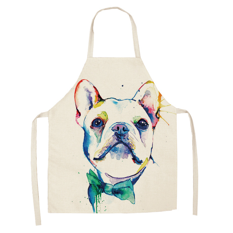 Title 8, Cotton linen cartoon dog apron