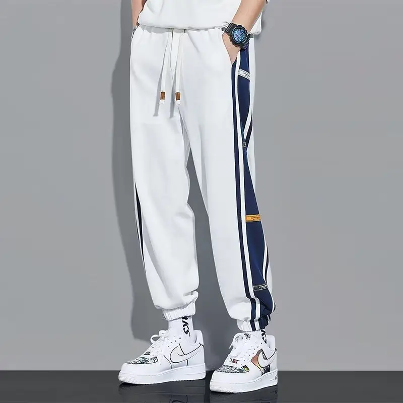Men's Loose Sports Bundle Footpants Nine Points Haren Pants