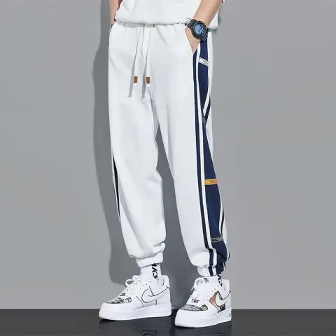 Men's Loose Sports Bundle Footpants Nine Points Haren Pants