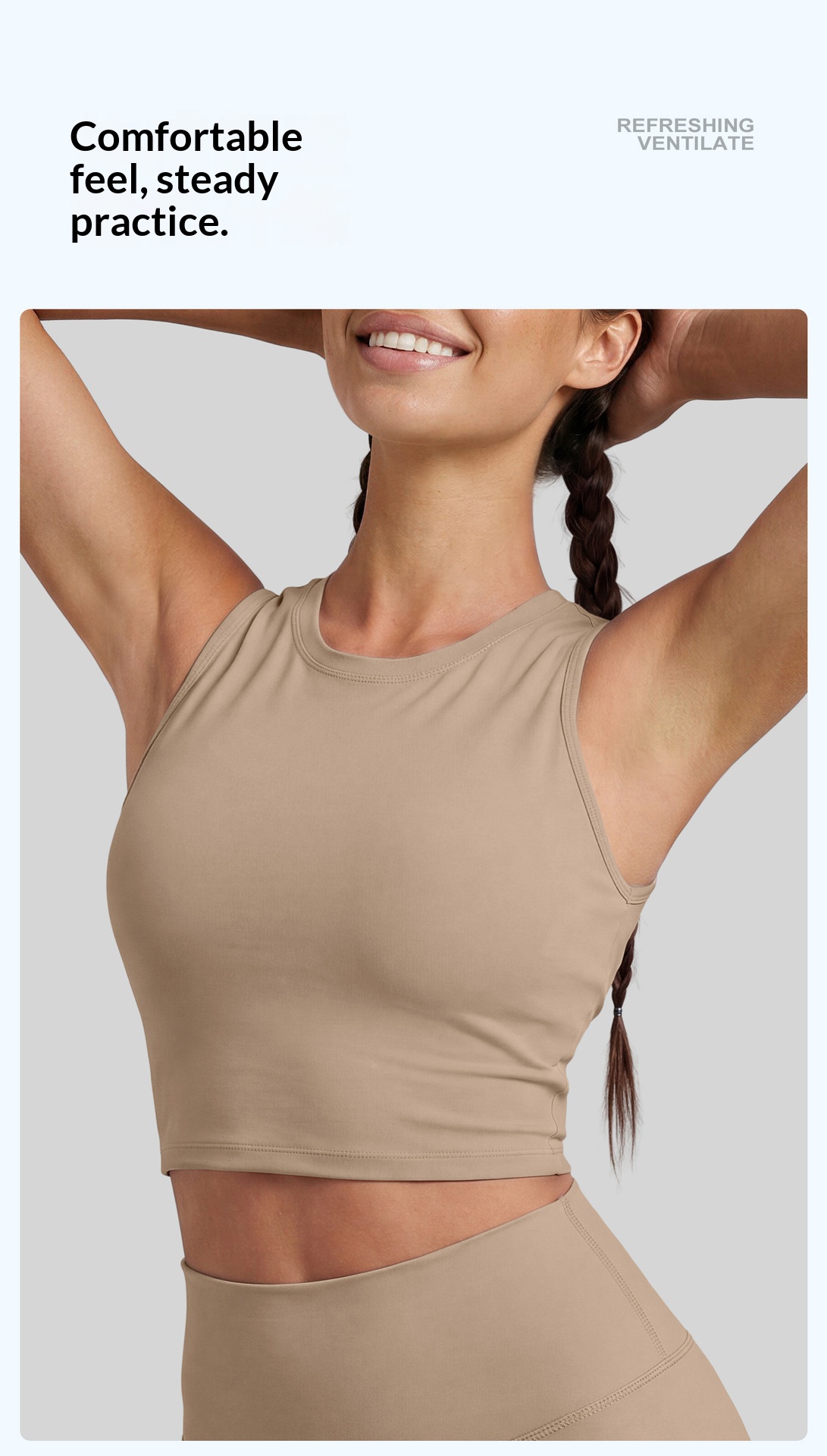 New Hollow Out Twist Tank Sports Bra With Removable Pads, Dopamine Fitness Bra 6