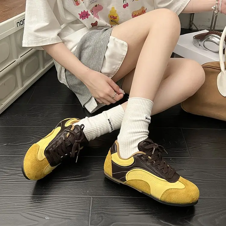 Retro Hidden Wedge 2026 Spring Summer Colorblock
