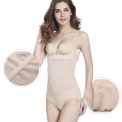Women's Abdominal Waist Hip Raise Corsets - Khaki - View 1