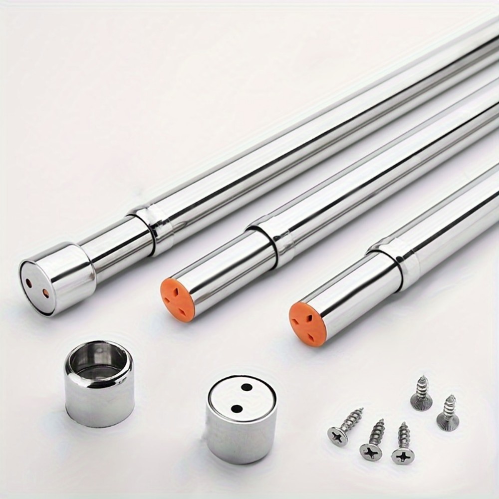 Clothing Drying Rod Punch-free Tension Pole Telescopic Closet--48cm-80cm
