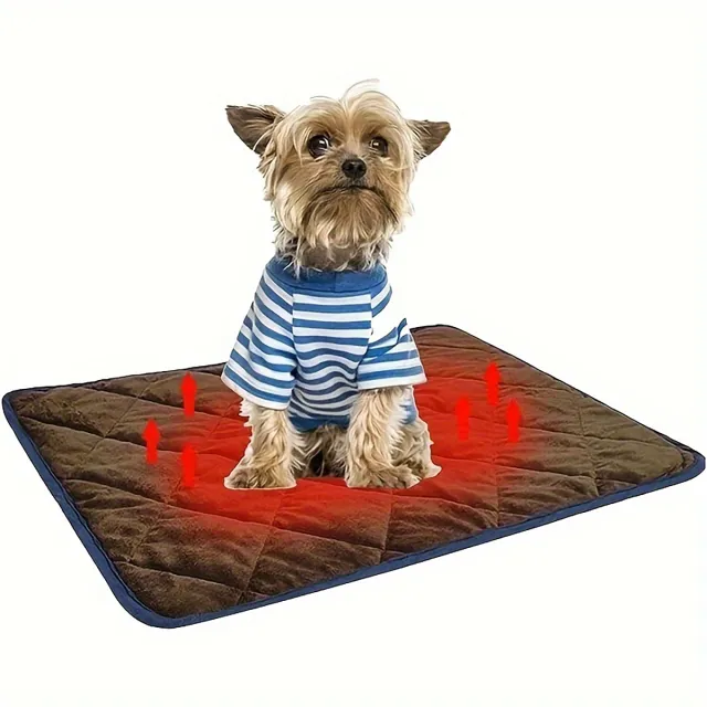 Dog Cat Bed, Cat Dog Non Slip Mat, Extra Warm Thermal Pet Pad Self Heating Cat Mat Warm Thermal Pet Pad Washable Dog Crate Pad Heat Dog Cat Bed Mat... Brown - Shop at LoveMi