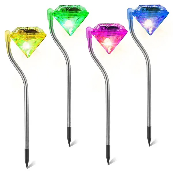 Solar Garden Light Outdoor Diamond LED IP65