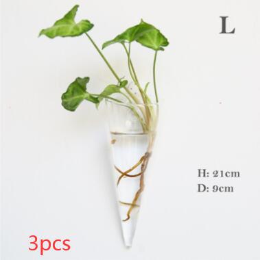 Модная настенная стеклянная ваза для цветов, террариум, настенный аквариум, контейнер для цветов, горшки для цветов, украшение для дома и сада