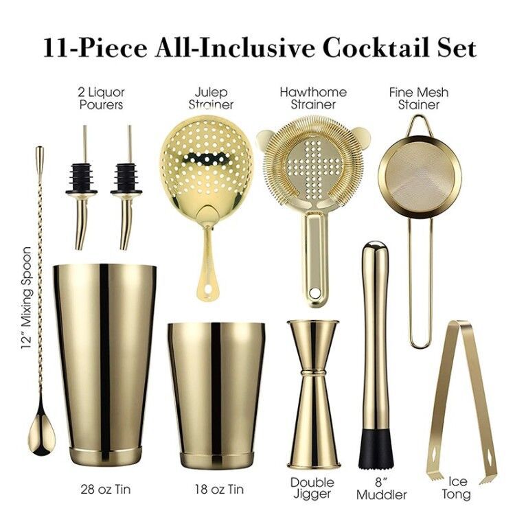 Title 6, Stainless steel shaker set