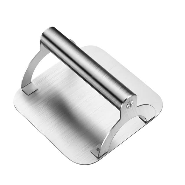 Manual Stainless Steel Meat Press Steak Burger Home Silver - Shop at LoveMi