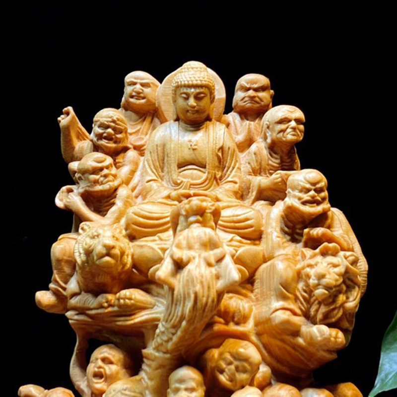 sculpture sur bois Sculpture Bois Arhat THUJARA