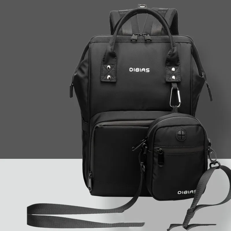 Outing Baoma Backpack Waterproof Mommy Bag - Black