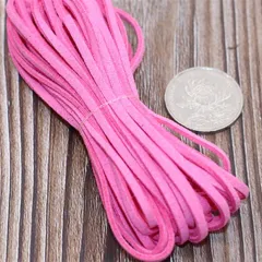 3MM DIY Bracelet Necklace Suede Rope - 3Mm Pink - View 1
