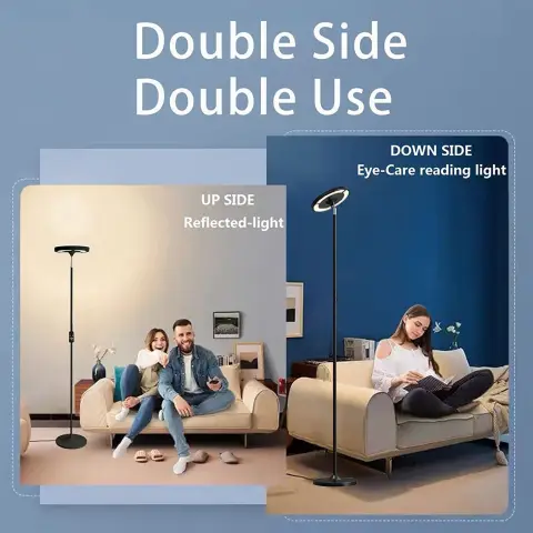 Led Adjustable Colour with Remote Control Reading Floor Lamp