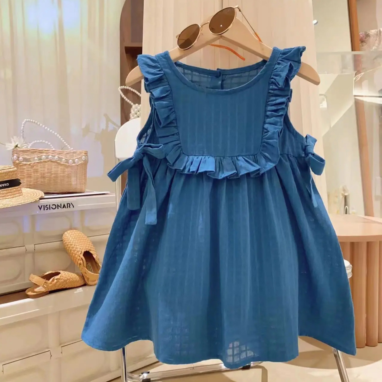 Title 4, Girls Summer French Pastoral Princess Dress Hi...