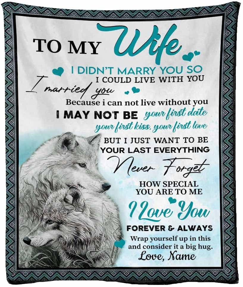 A Blanket Given By A Husband To His Wife For Valentine's Day Christmas And Birthday