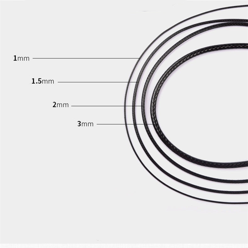 Creative Simple Leather Rope Braided Necklace