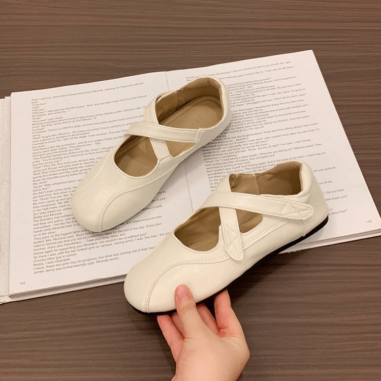 Crisscross Strap Mary Jane Flats, picture 2 of 3