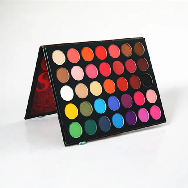 Creative 35 color Highlight Matte Eyeshadow Palette Red - Shop at LoveMi
