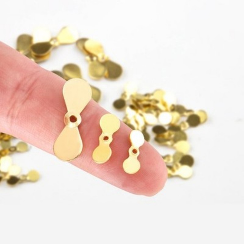 50Pcs Fishing Propeller Blade Thicken Turdy Non Damaging S