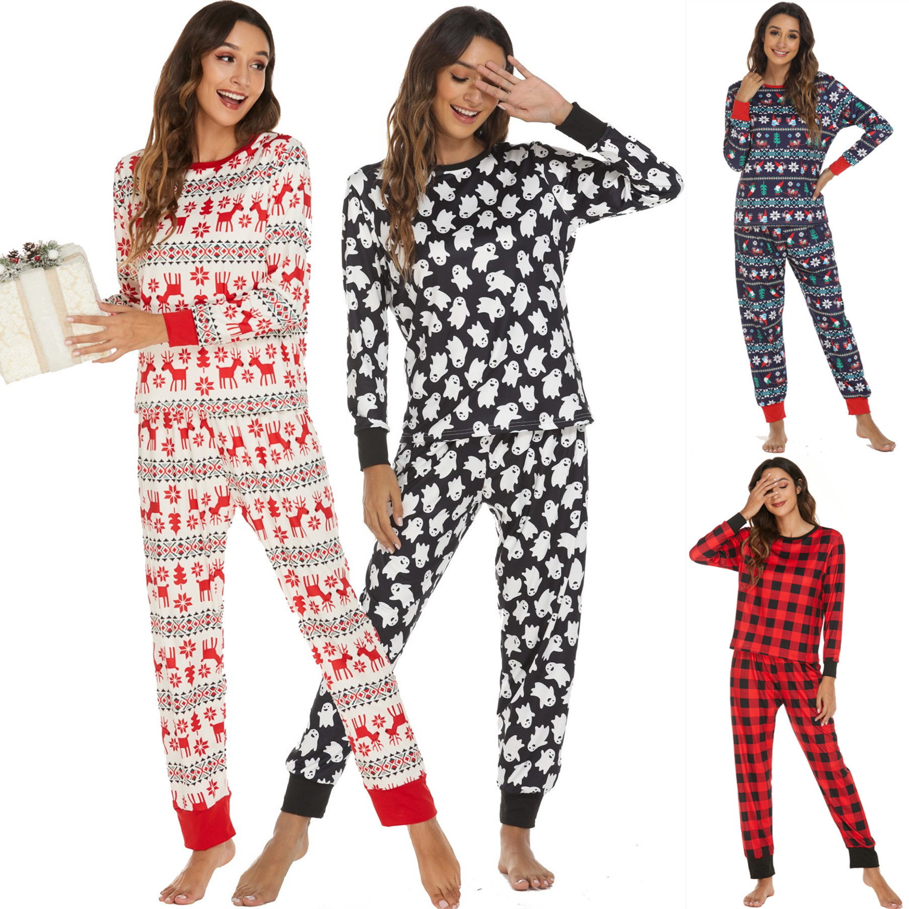 Title 7, Christmas Home Service Suit Fashion Suit Pajamas